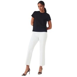 Spanx kick crop silver lining white pants XL petite